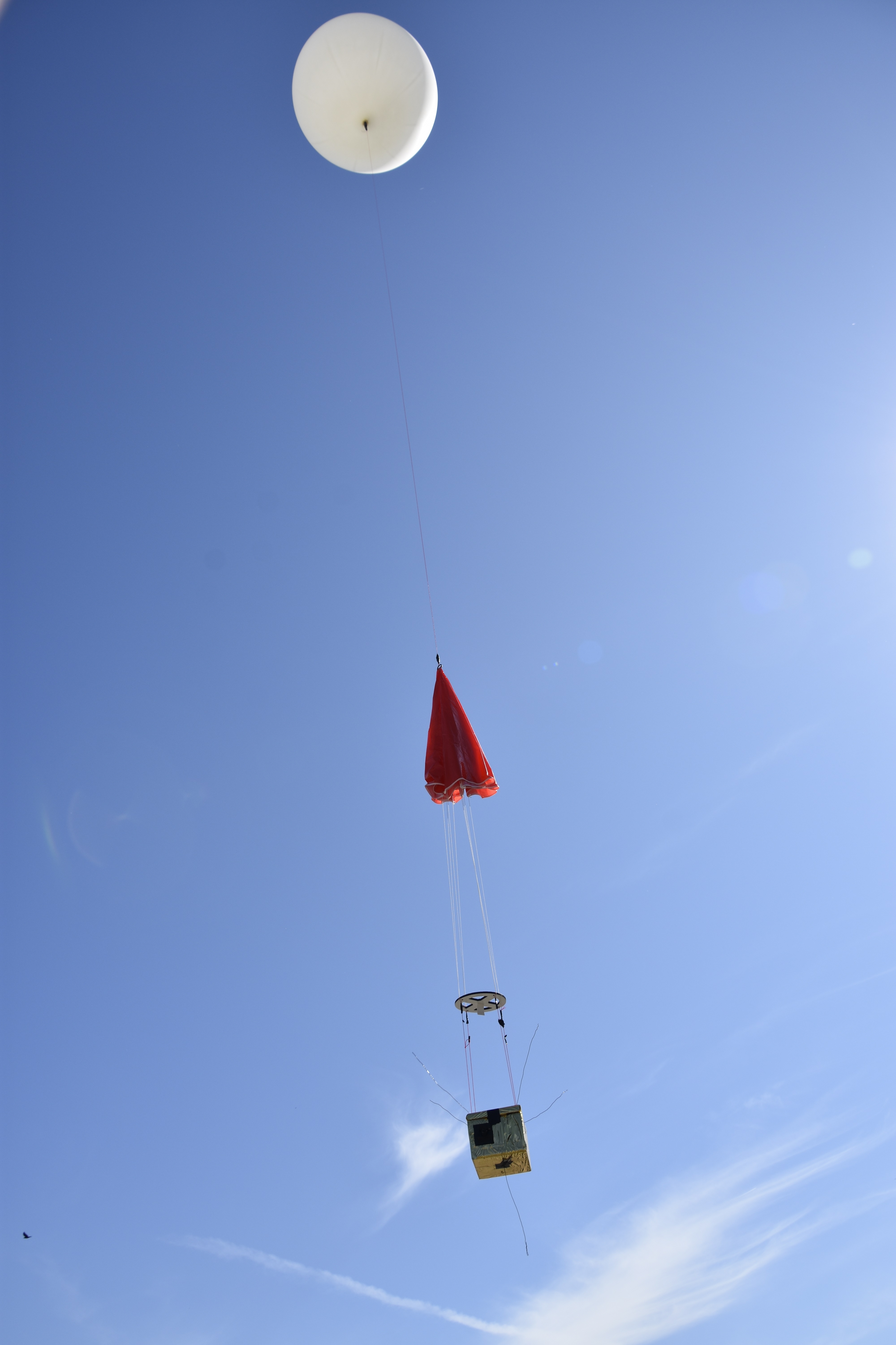 Assembly snapshot of stratospheric balloon experiment.